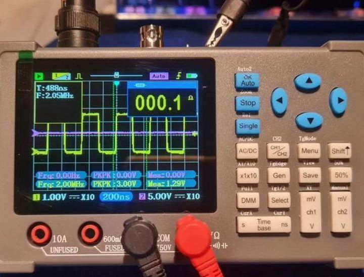 Осциллограф-мультиметр-генератор 120мг DSO3D12