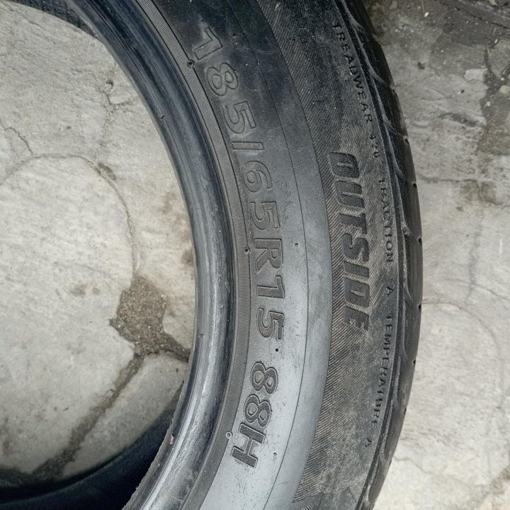 Летняя резина 185/65 R15 комплект 4шт.ТОРГ