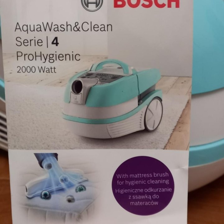 Моющий пылесос BOSCH AQUAWASH CLEAN SERIE 4