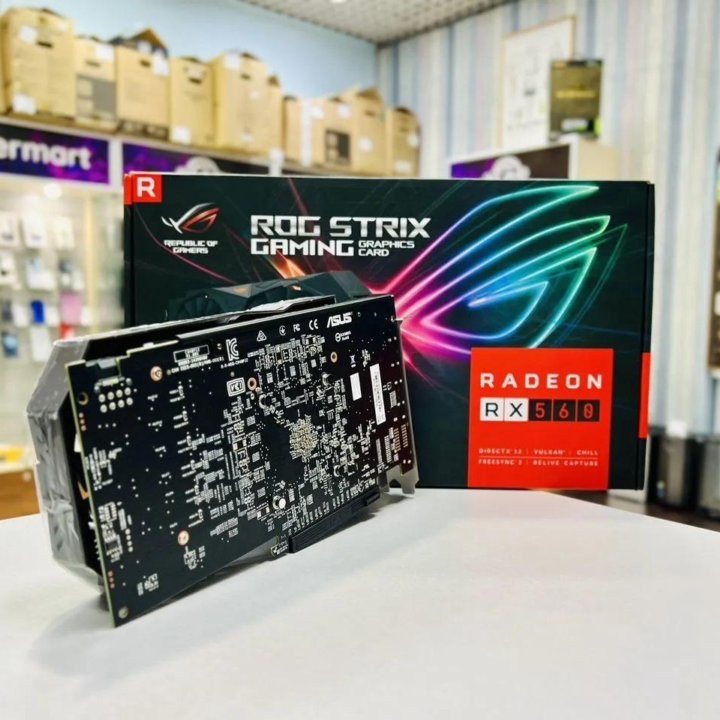 Видеокарта Asus ROG Strix AMD RX 560 4GB