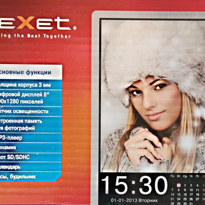 Цифровая фоторамка TeXet TF-803, 8