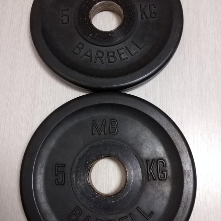 Диски новые MB Barbell олимпийские