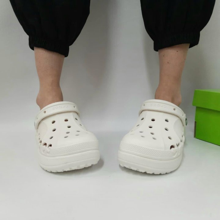 Crocs женские платформа артикул 208186 белый