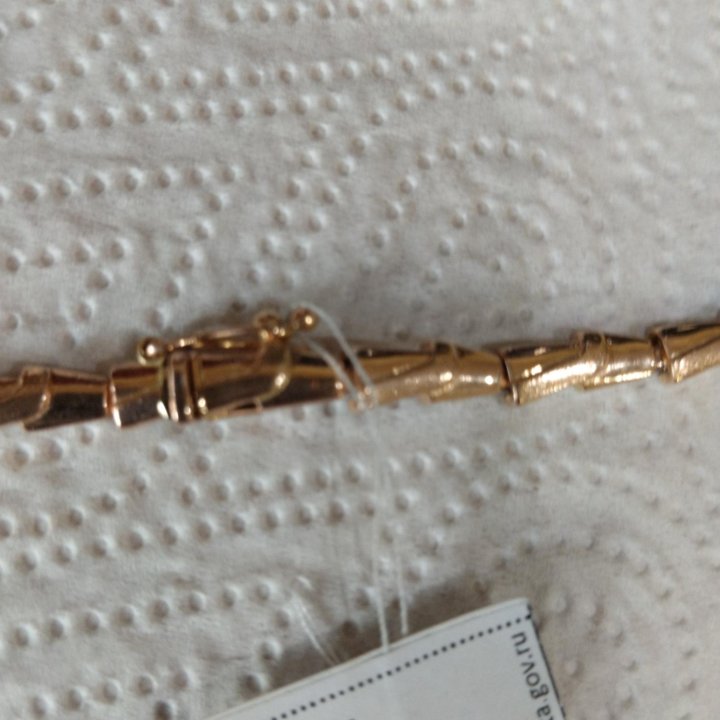 Золотая цепь ожерелье колье 585