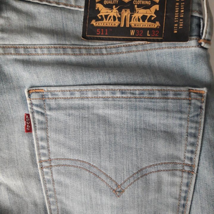 Джинсы мужские Levi Strauss & Co 511W/L32