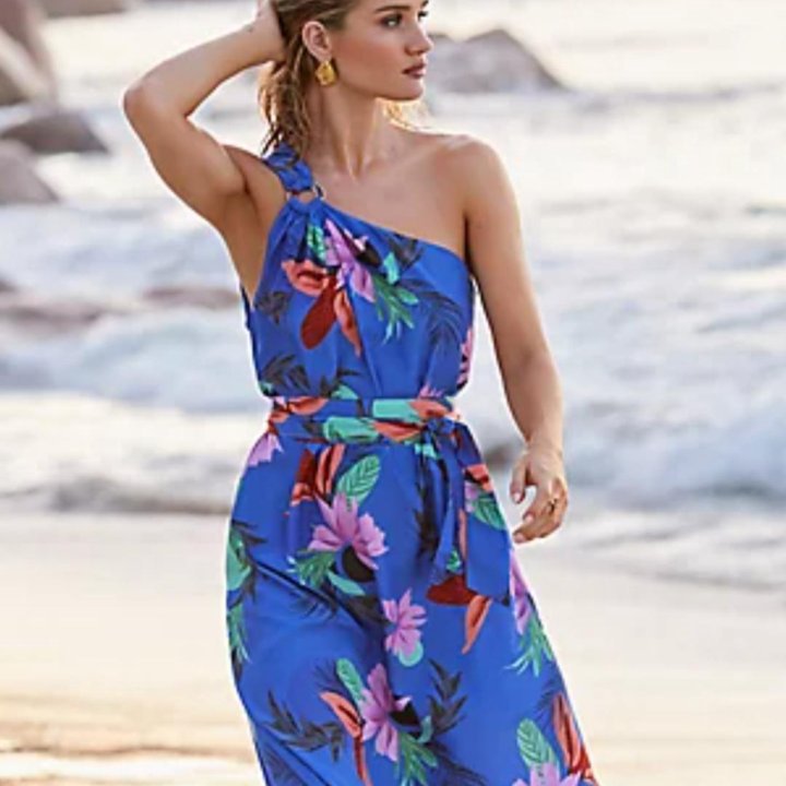 ❤Платье летнее на одно плечо. Вышлю