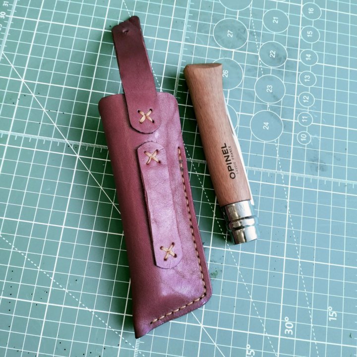 Ножны кожанные для ножа OPINEL N10