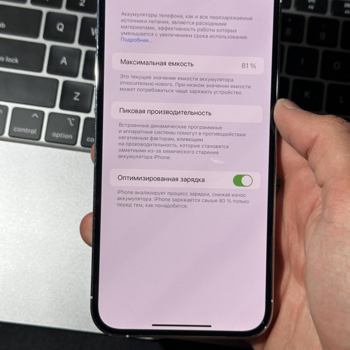 iPhone 13 Pro Max 256gb АКБ 81% Идеал!