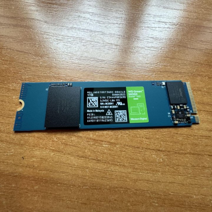 1Tb SSD Western Digital Green NVMe QLC Gen3 x4