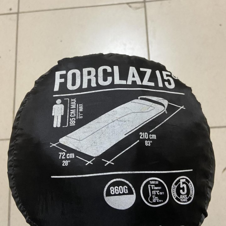 Спальный мешок forclaz 15