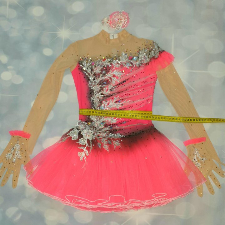 Платье для фигурного катания (130-140 см)