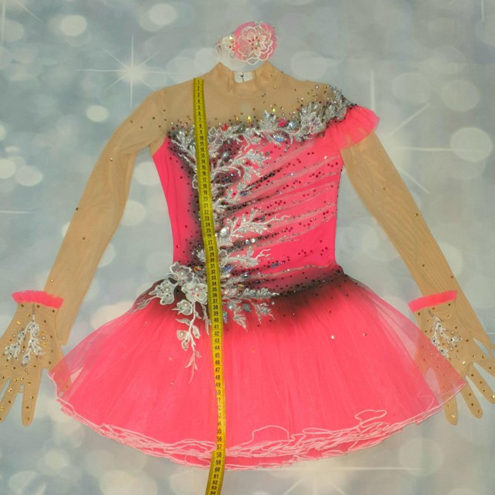 Платье для фигурного катания (130-140 см)