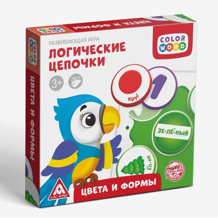 игра «Логические цепочки. Цвета и формы»