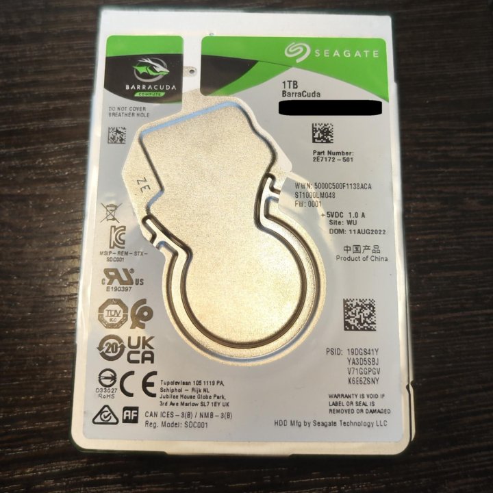 HDD Toshiba Seagate 250/500/1000 GB