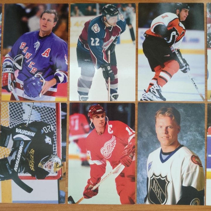 Фотокарточки NHL Hockey 98-99 photocards Panini