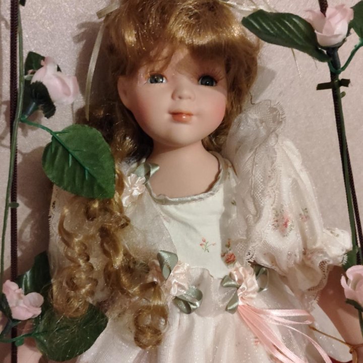 Кукла фарфоровая коллекционная, Ангелина