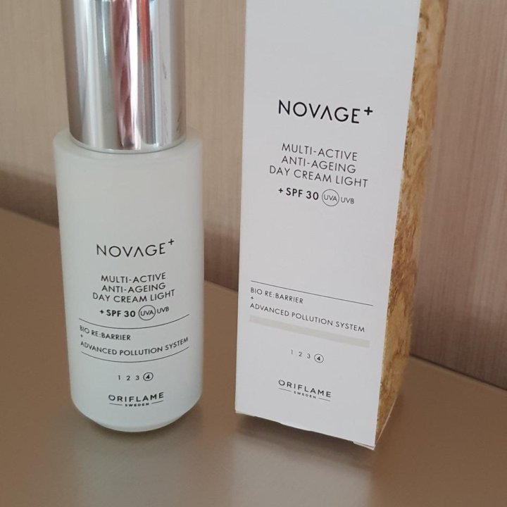 Лёгкий мультиактивный дневной крем NovAge+ с SPF30