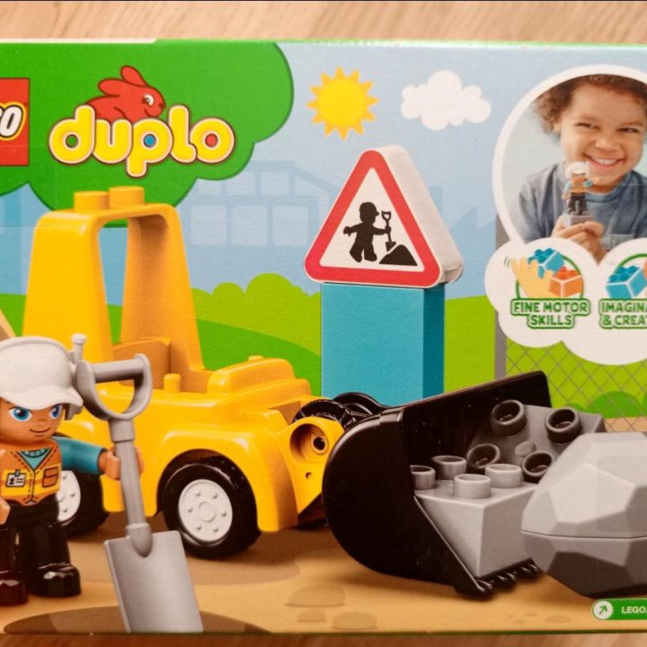 Новый набор:lego duplo бульдозер + кран Полесье