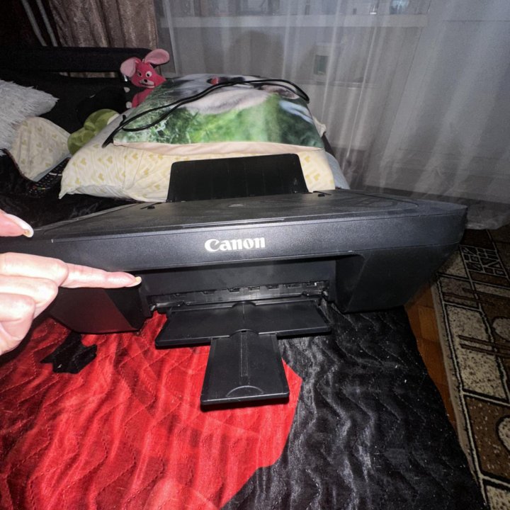 Цветной струнный принтер canon