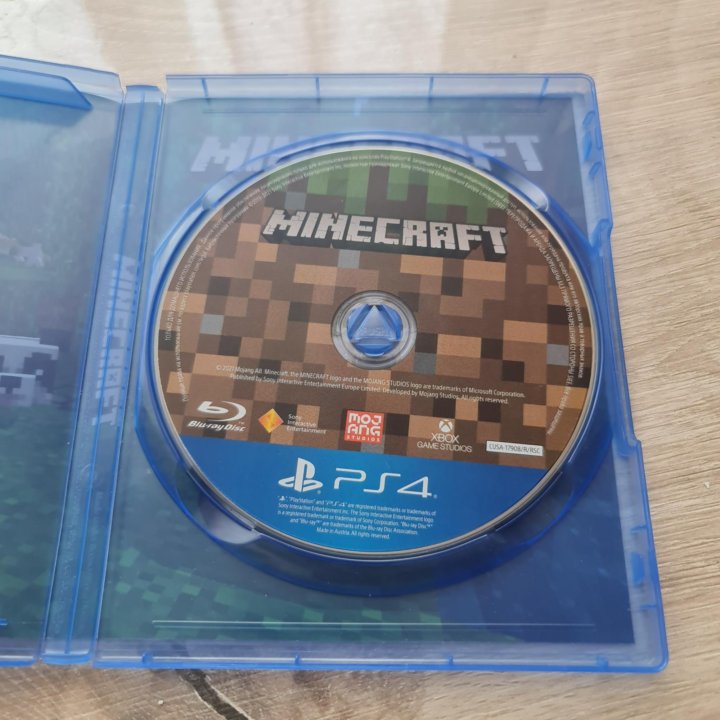 Minecraft на PlayStation 4  Диск на Русском