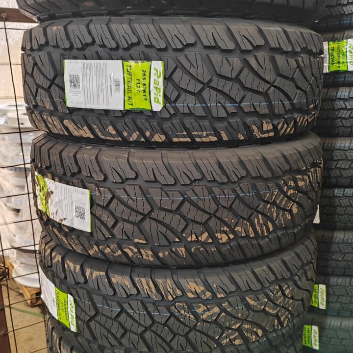 265/65 R17 Rapid Tuftrail AT 112T новые шины