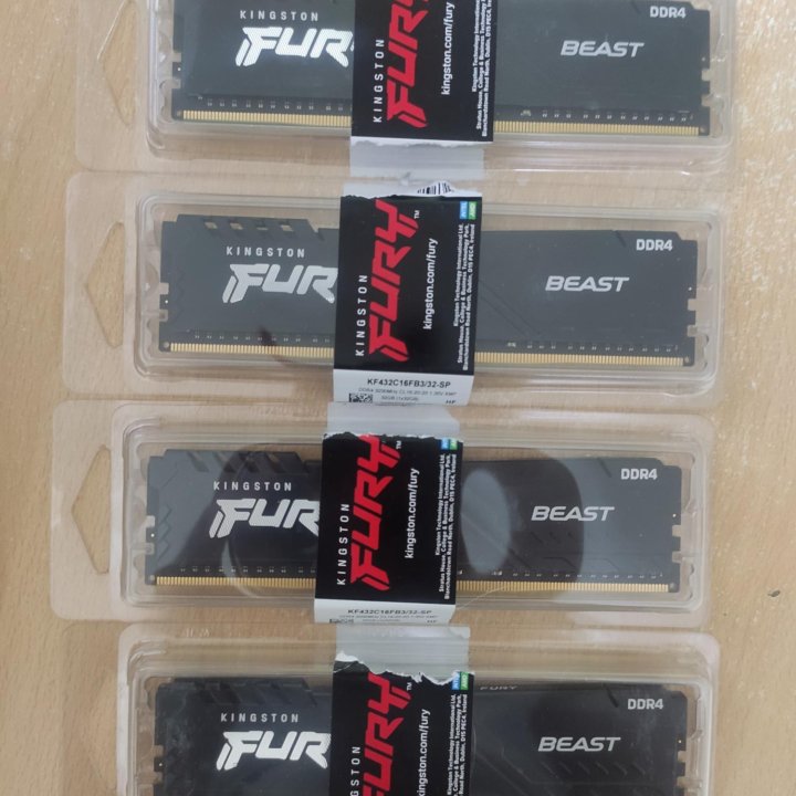 DDR4 32gb xmp 3200mhz fury beast