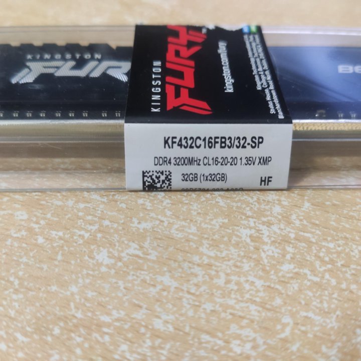 DDR4 32gb xmp 3200mhz fury beast