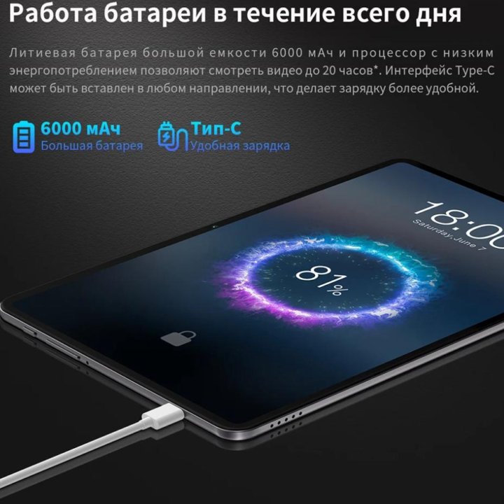 Планшет Teclast T40S 8 - 128 ГБ