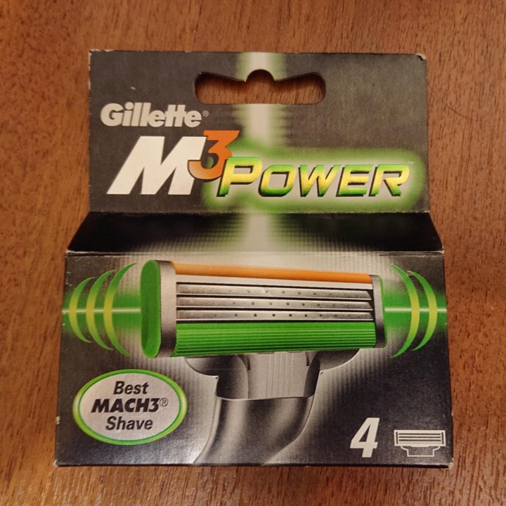 Кассеты Gillette Mach3 M3 Power 4 шт.