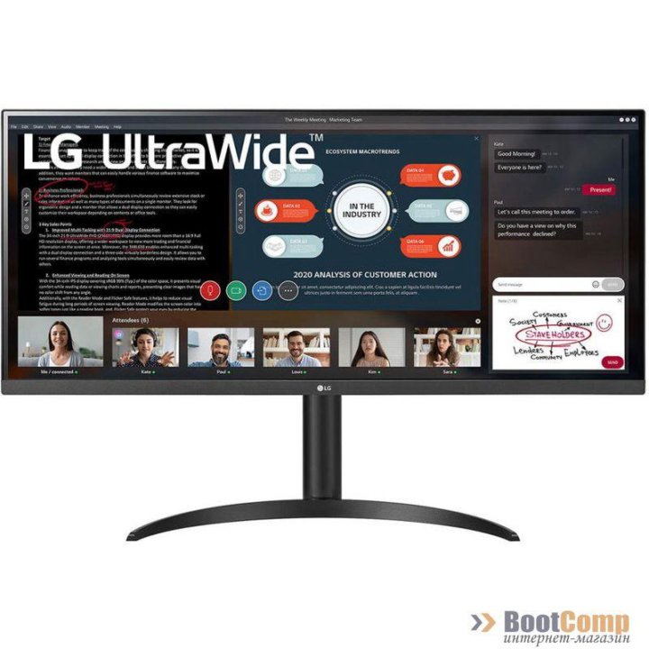 Монитор 34” LG 34WP550-B