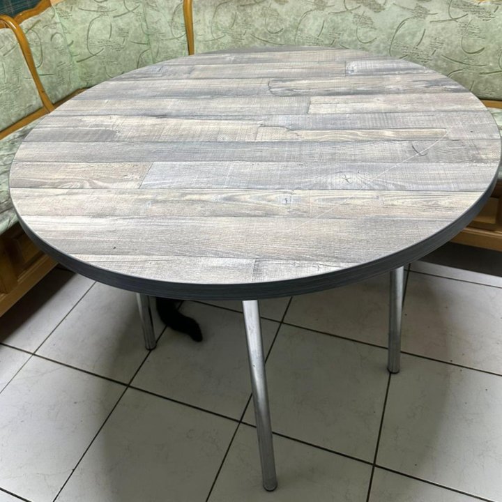 Стол кухонный круглый диаметр 1 метр
