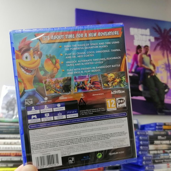 Новый Crash Bandicoot 4 PS4/PS5