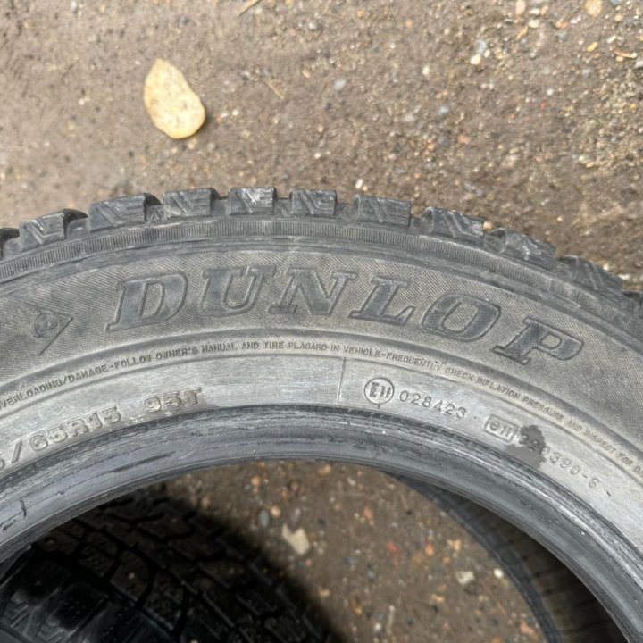 2шт. 195/65/15 DUNLOP ЗИМА