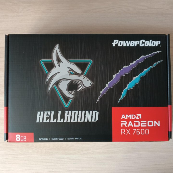 Видеокарта PowerColor RX 7600 Hellhound 8GB, Новая