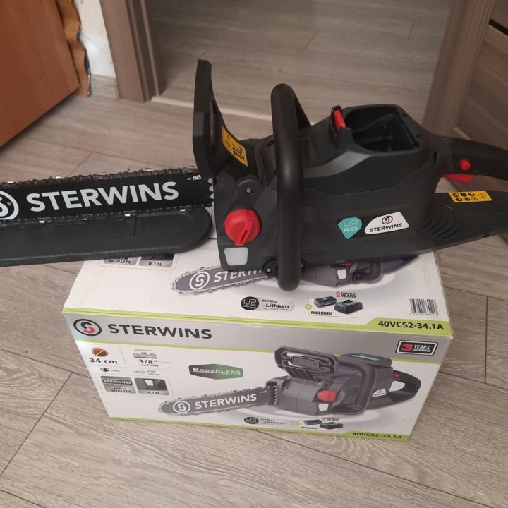 Цепная аккумуляторная пила Sterwins 40v