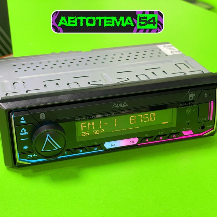 Магнитола 1din Aura AMH-78DSP