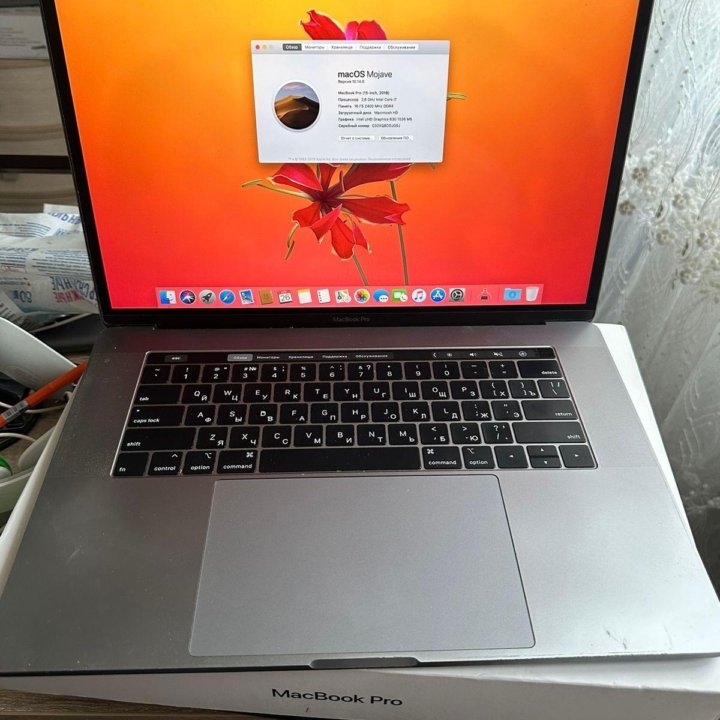 A1990, MacBook Pro 15 2018 CORE I7 2.6ghz/16/512gb