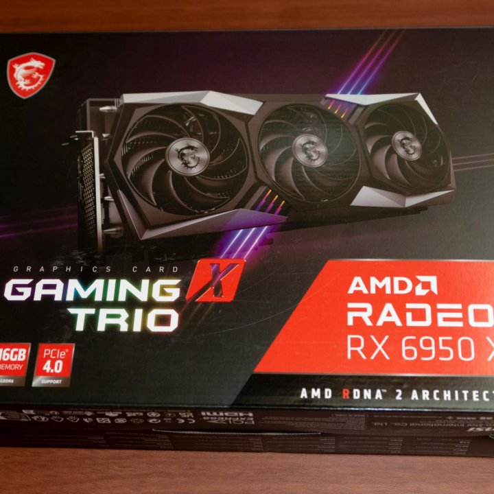 Видеокарта MSI AMD Radeon RX 6950 XT GAMING X TRIO