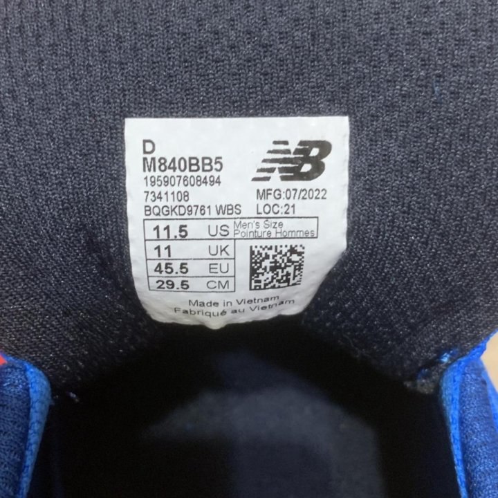 Кроссовки new balance 840v5 размер eu 45.5