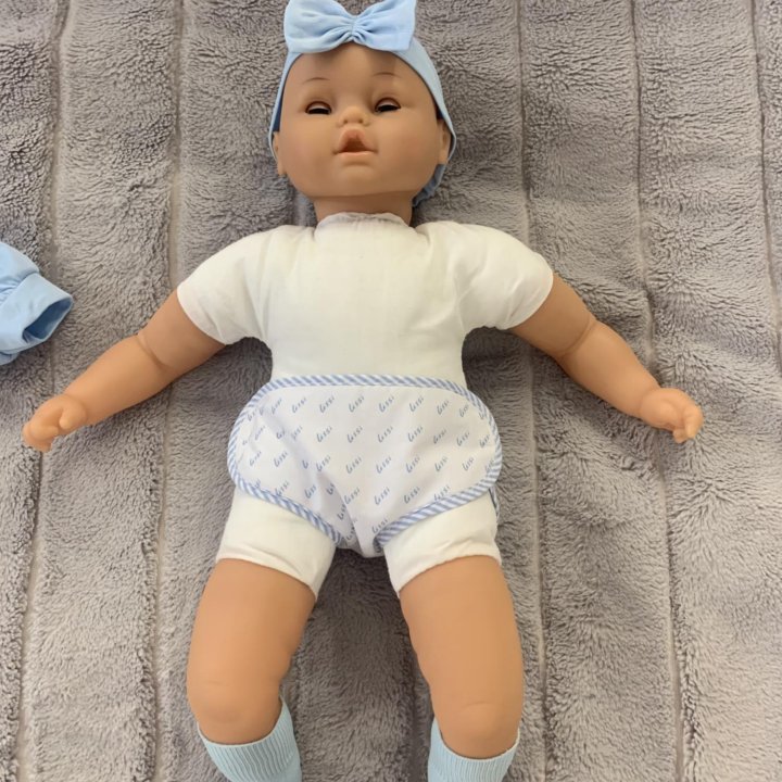 Кукла baby nurse с кроваткой и одеждой