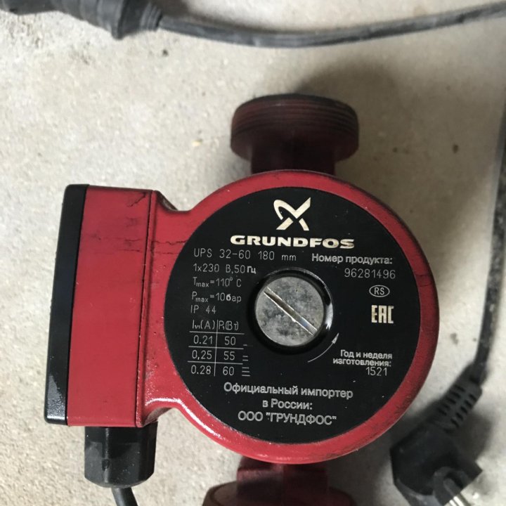 Насос циркуляционный Grundfos UPS 32/60 180 мм