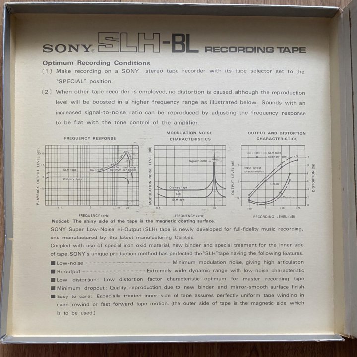 Лента магнитная. SONY