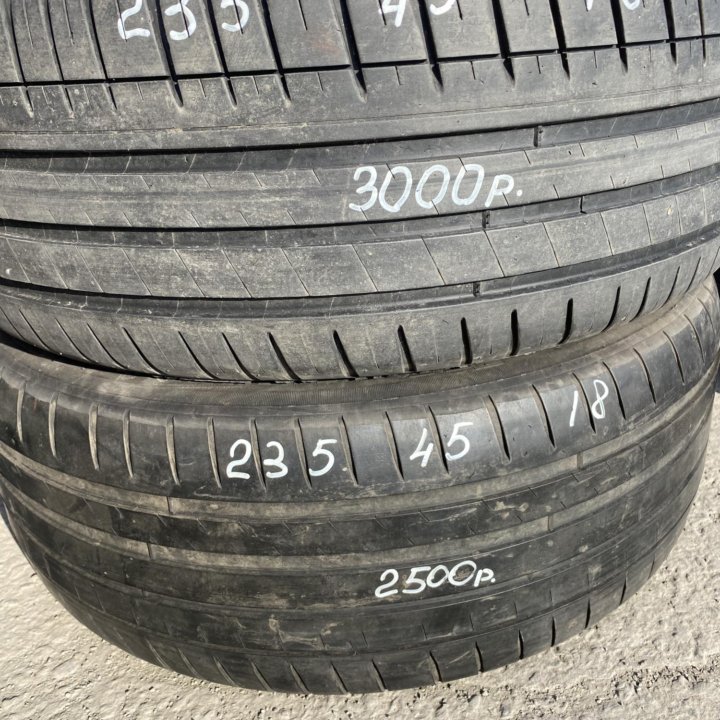 235/45/18 лето поштучно Michelin