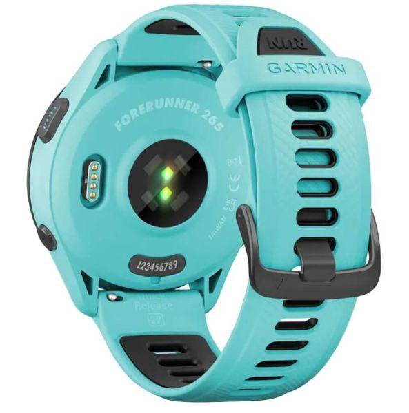 Часы Garmin Forerunner 265 46 mm Music Aqua (Зеленый)