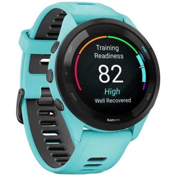 Часы Garmin Forerunner 265 46 mm Music Aqua (Зеленый)