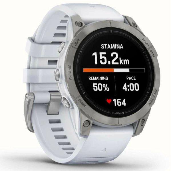 Часы Garmin Epix Pro Gen 2 47 mm Sapphire Titanium Whitestone (Белый)