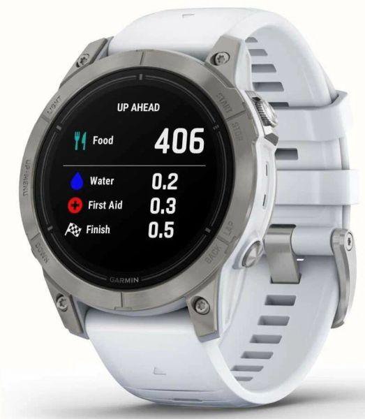 Часы Garmin Epix Pro Gen 2 47 mm Sapphire Titanium Whitestone (Белый)