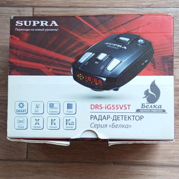 Радар детектор Supra DRS-ig55vst версия V1N06