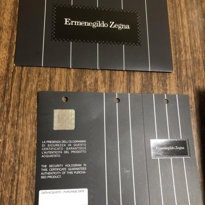 Зажим для денег Ermenegildo Zegna