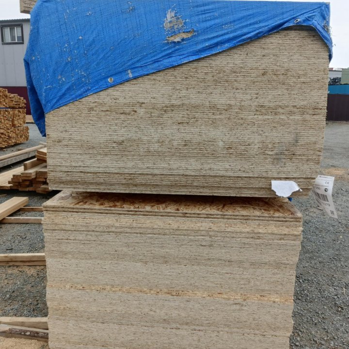 Фанера плита OSB Kronospan 1250*2500 3/3 9мм